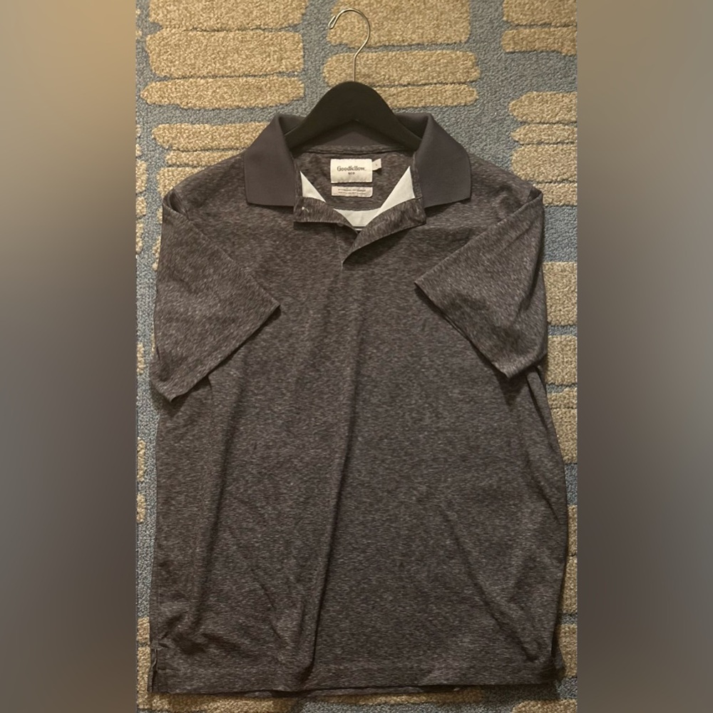 Goodfellow & Co Men’s Heather Charcoal Polo Shirt NWOT